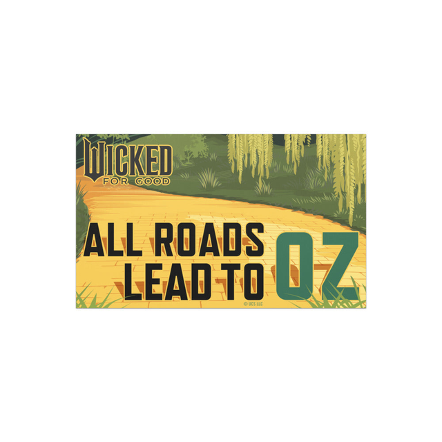 Wicked: For Good Magnet "All Roads Lead To Oz"