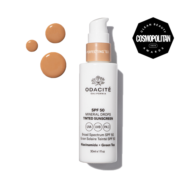 SPF 50 Tinted Mineral Drops • Flex-Perfecting® Sunscreen • Niacinamide + Green Tea