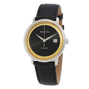 Bulova Rat Pack Automatic Black Dial Men's Watch 96B406