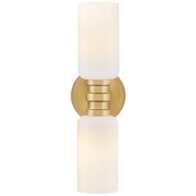 Hinkley Lark Naomi 16"H Lacquered Brass 2-Light Wall Sconce