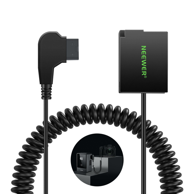 NEEWER VP-BLC12 D Tap to DMW-BLC12 Dummy Battery for V Mount Battery