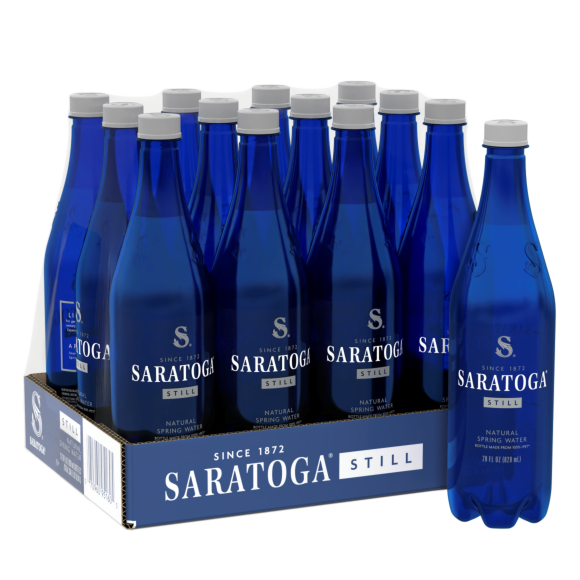 Saratoga® Natural Spring Water 28 Fl Oz Plastic Bottle (12 Pack)