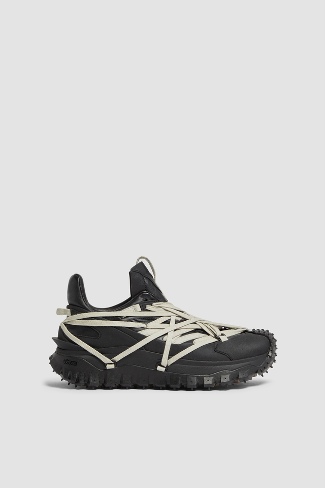 Moncler + Rick Owens Trailgrip Megalace Leather Sneakers