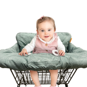 Baby Shopping Cart Cover | Sage Leaves