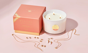 Creme Brulee Candle with Hidden Jewellery