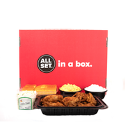 All Set! Meal Box 8 Piece Fried Chicken with Sides (Hot Avail 3pm -7 pm)