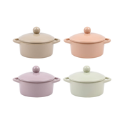 Hazel Mazel Stoneware Round Baker, Mini