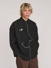 Big Face Denim Shirt