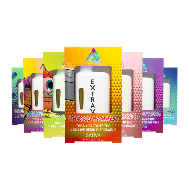 Adios Blend D9 + THCa 4.5g Disposables – Delta Extrax