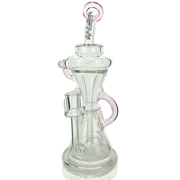 Looking Glass Clear Recycler Rig Pink