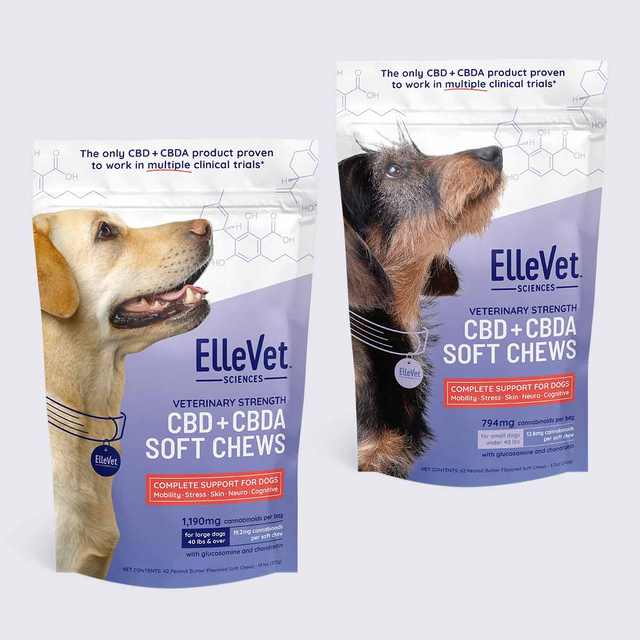 ElleVet Hemp CBD + CBDA Soft Chews