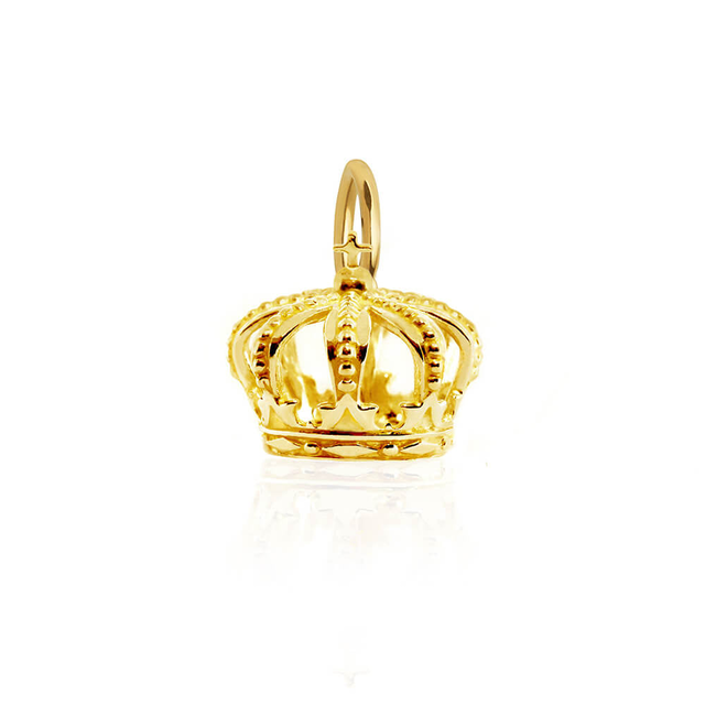 Crown Charm Gold