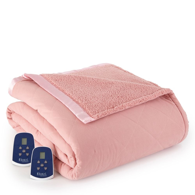 Micro Flannel Sherpa Electric Blanket