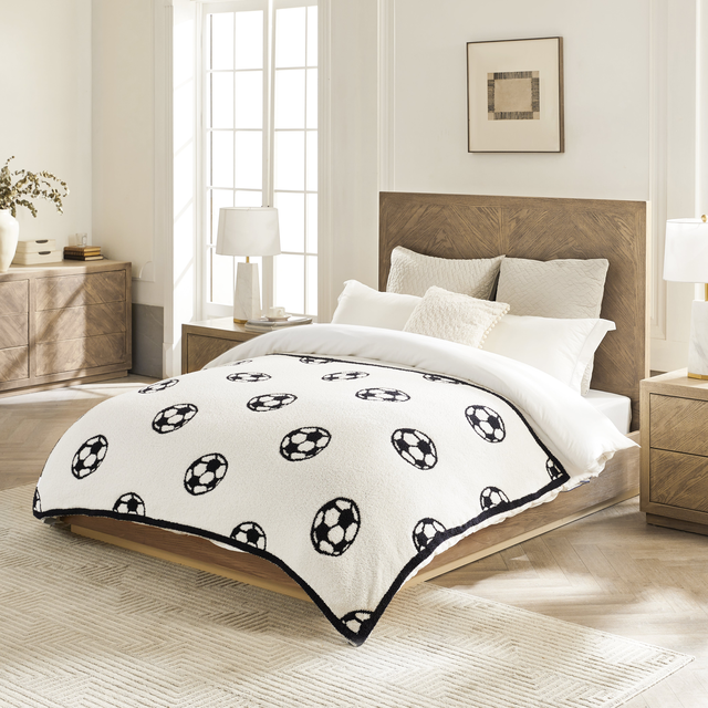 Soccer Buttery Blanket