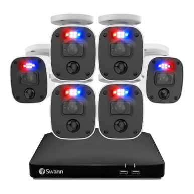 Home 6 Camera 8 Channel 2K DVR 256GB SD Card Security System with Mic | SWDVK-8468562KMQB