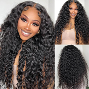 $109.9 22inch 4X4 Transparent Lace Closure Wigs Body Wave Wig Pre Plucke With Baby Hair
