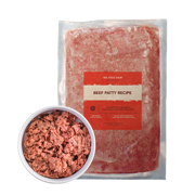 Raw Beef Recipe Patty For Dog | We Feed Raw