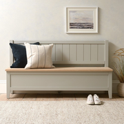 Chester Dove Grey Monks Bench