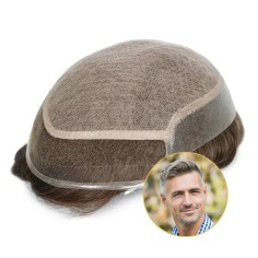 Tyler Hair System for Men | Unmatched Natural Scalp Appearance | Long-lasting for Up to a Year