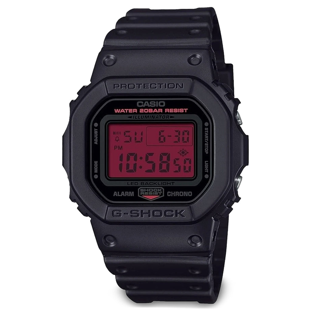 DW5600BBR-1 - Black/Red