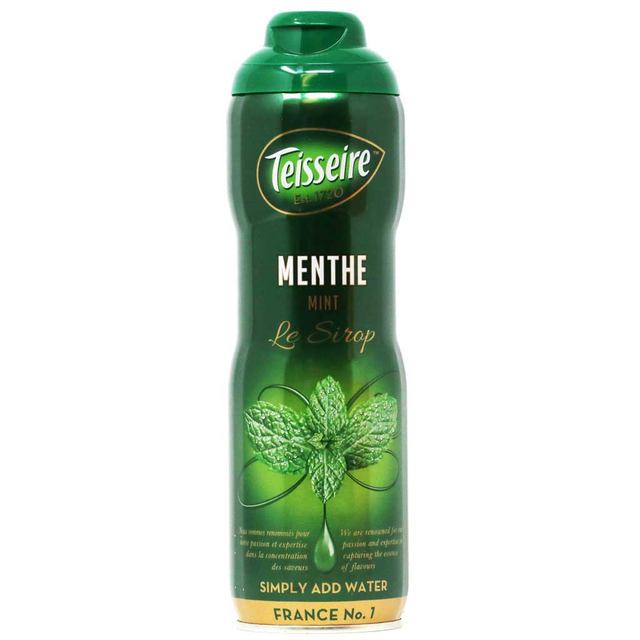 Teisseire - Mint Syrup, 60cl (20.3 fl oz)
