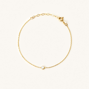 Solitaire Birthstone Bracelet