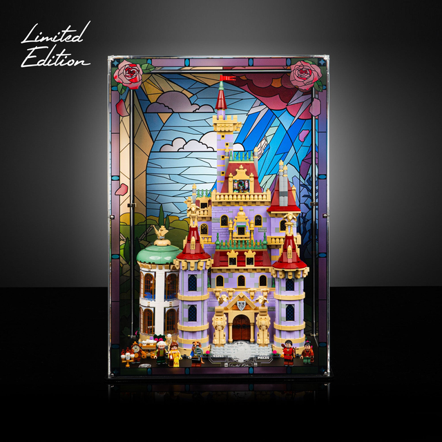 Limited Edition Display Case for LEGO® Disney Beauty and the Beast Castle (43263)
