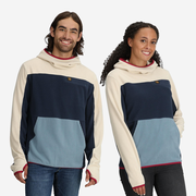 Unisex Verve Grid Fleece Hoodie in Alpine - FINAL SALE