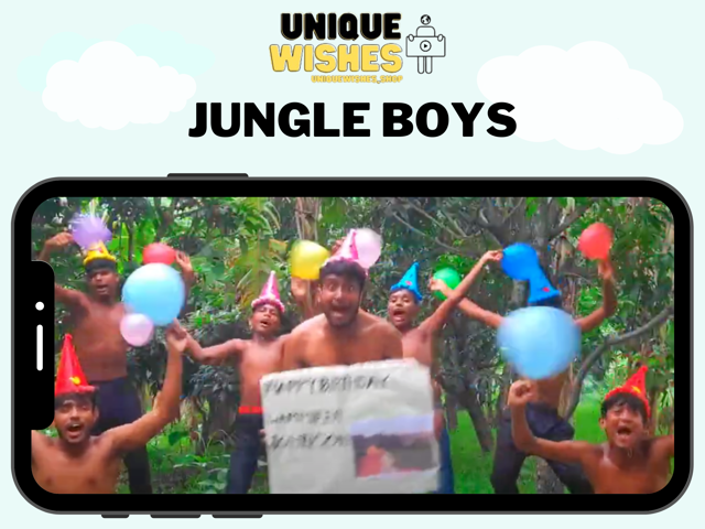 💝Dance Greetings From Bangladesh's Jungle (1 - 2 days regular delivery)
