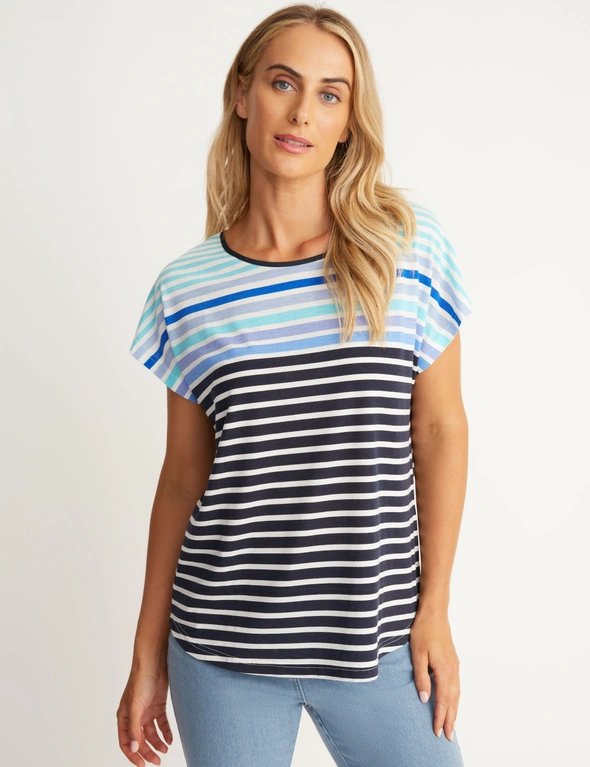 Millers Extended Sleeve Stripe Top