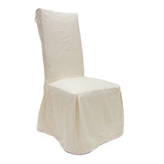 Solid Natural Dining Chair Cover 407 Chair
