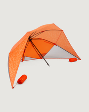 Retreat Umbrella Beach Shelter - Alpenglow/Lolly Manta Print