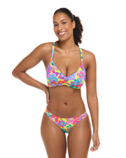 Romy Drew D-F Cup Bikini Top - Key Lime