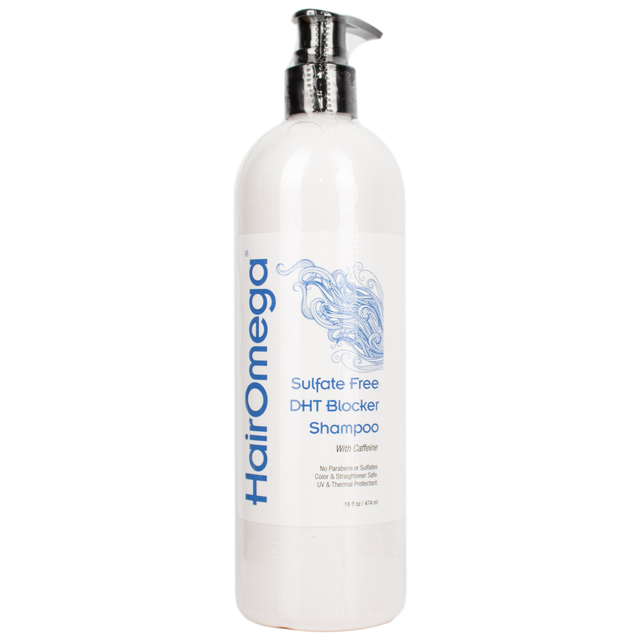 DrFormulas Best DHT Blocker Shampoo with Moroccan Argan Oil, Peppermint Oil, Caffeine, Biotin for Hair Loss, 16 oz