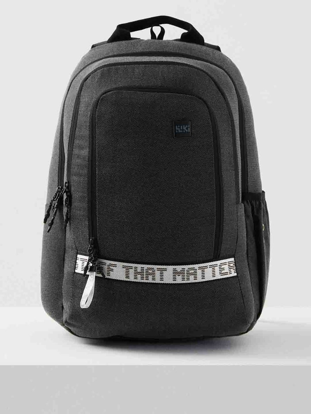 WIKI 2 Illusion 31.5L School Bag - Twill Black