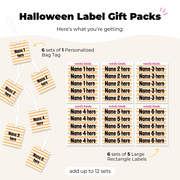 Halloween Label Gift Packs