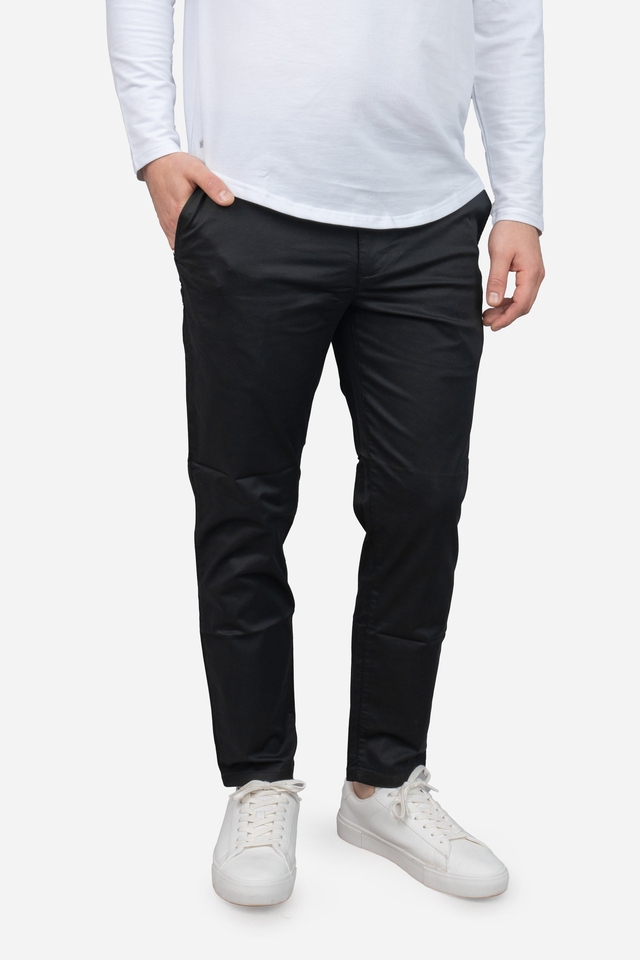 Lightweight Stretch Chino Black