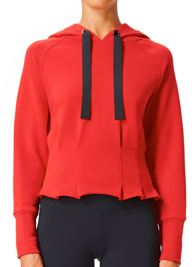 Pleated Hoodie