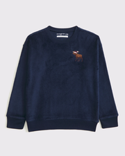 long-sleeve sherpa pajama tee