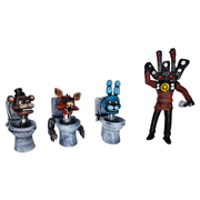 FNAF Five Nights At Freddy´s skibidi toilet mashup mexican toy figures on eBid Australia | 219627286