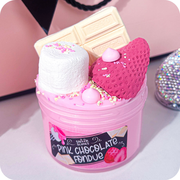 Pink Chocolate Fondue Slime