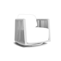 Santorini Outdoor Swivel Chair Frame - White FREE SHIPPING
