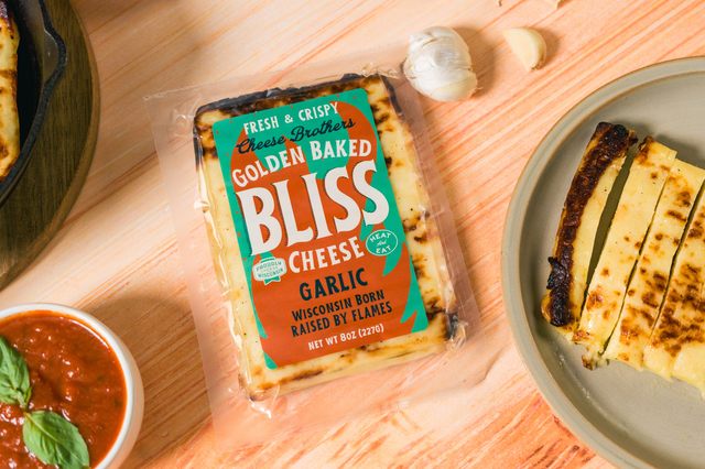Garlic Golden Baked Bliss Cheese
