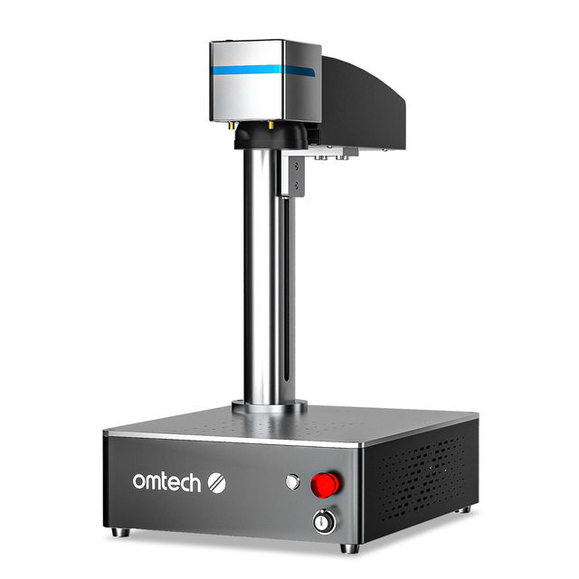 OMTech Galvo 30W Compact and Integrated Fiber Metal Engraving Machine with 5.9" x 5.9" Working Area