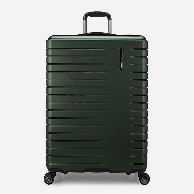 Archer Large Checked Luggage Suitcase Piece with 4 Spinner Wheels