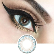 4 Tone Aqua Colored Contacts