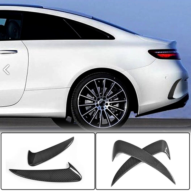 Mercedes Benz (W238) C238 E300 E400 E500 E550 Sport Coupe 2017-2019 Rear Bumper Vents Carbon Fiber