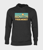 Hooded Long Sleeve Graphic Tee - Abstract Mansfield