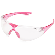 Delta Plus Avion SlimFit Safety Glasses Pink Temples with Clear Anti-Fog Lens