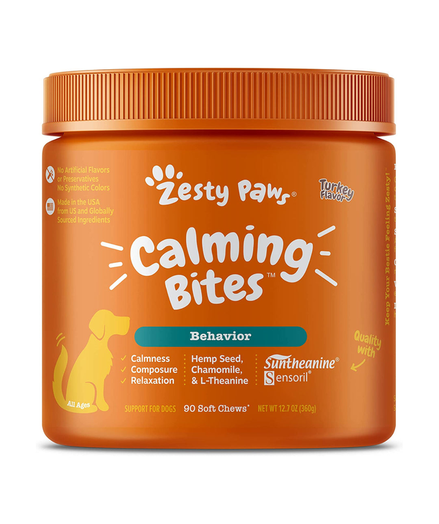 Zesty Paws Calming Bites™ Soft Chew Dog Treats